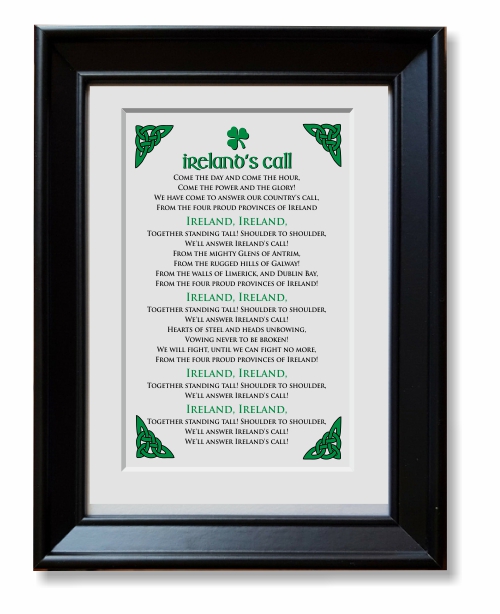 Ireland's Call picture frame